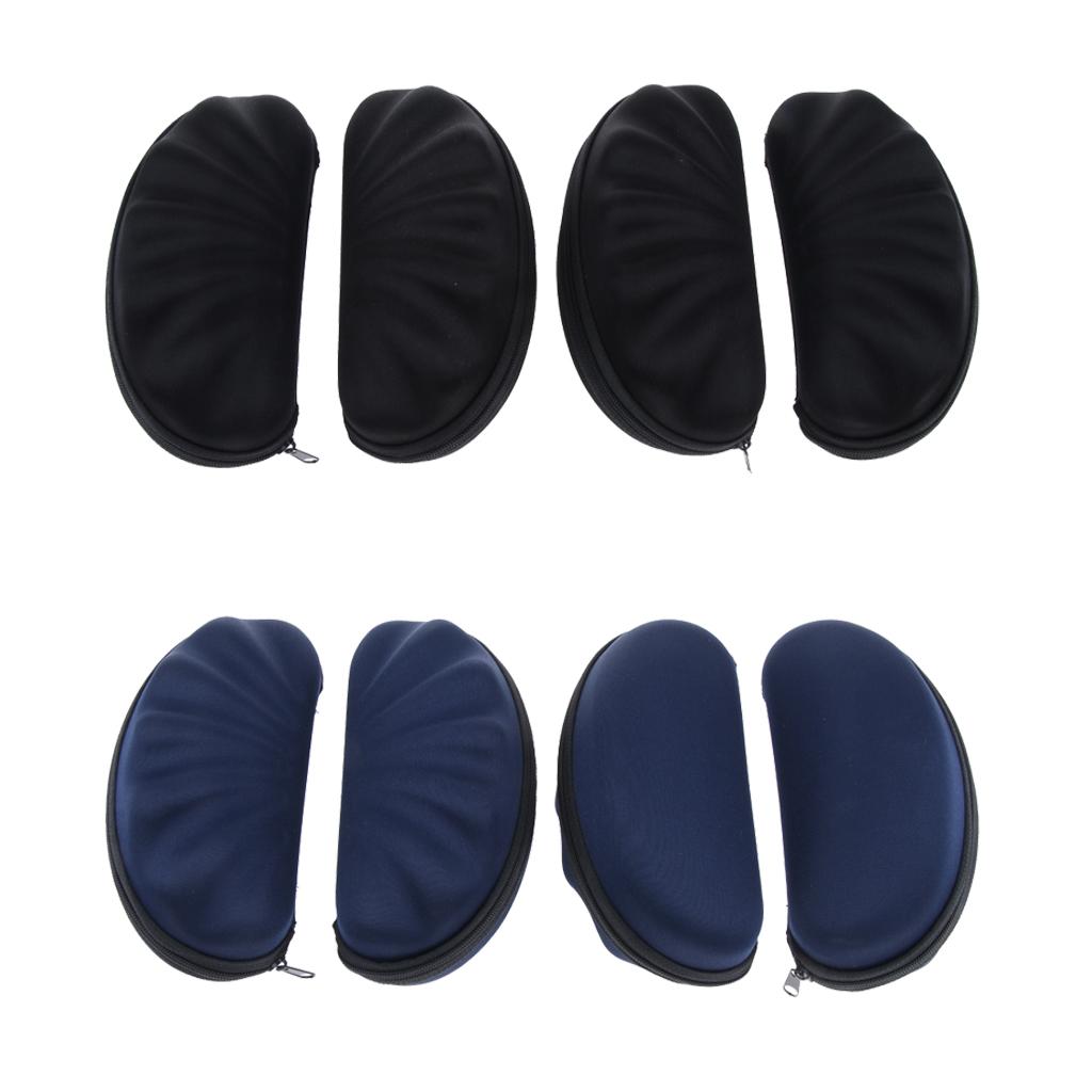 8Pcs EVA Zipper Eyeglass Box Glasses Hard Case Protector Container Holder