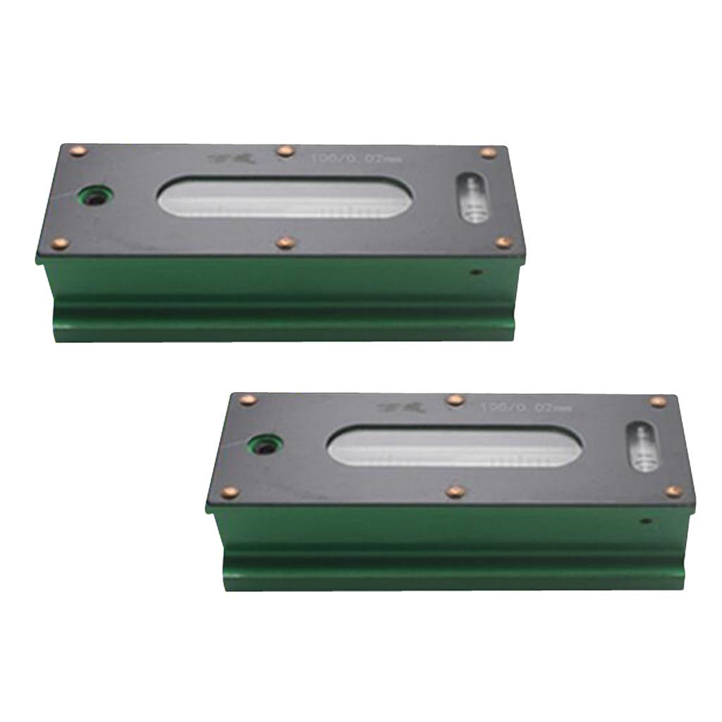 2xHigh Precision 0.02mm Bar Level Engineers 100mm