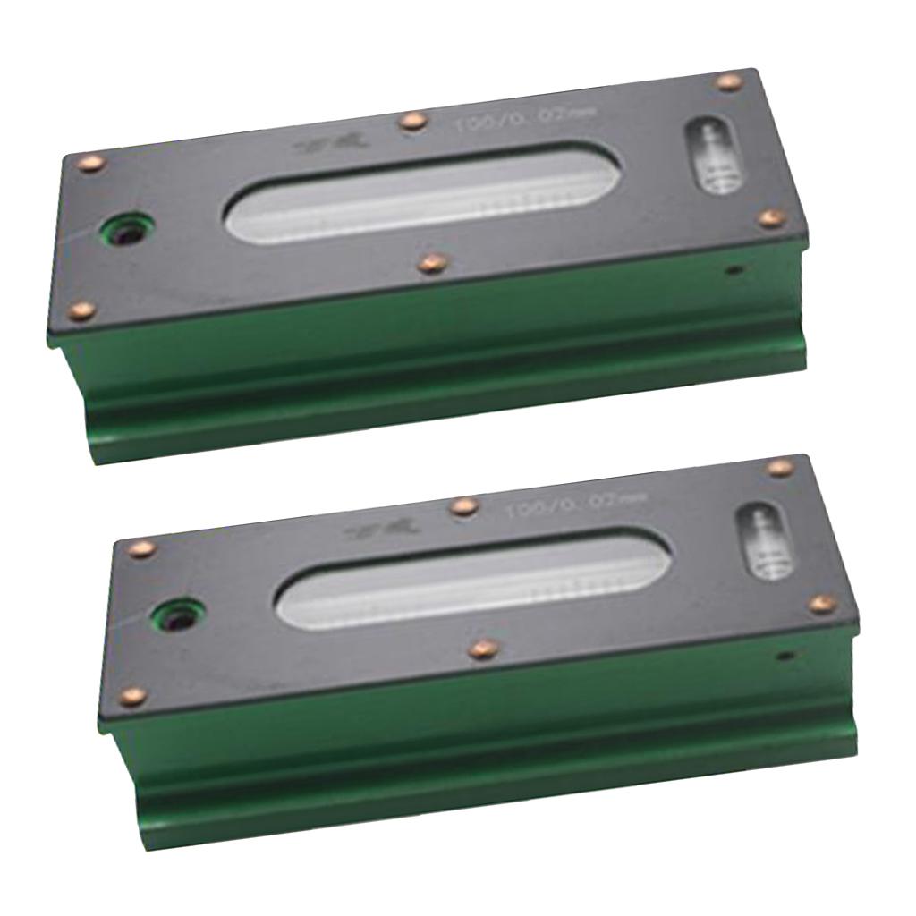 2xHigh Precision 0.02mm Bar Level Engineers 100mm