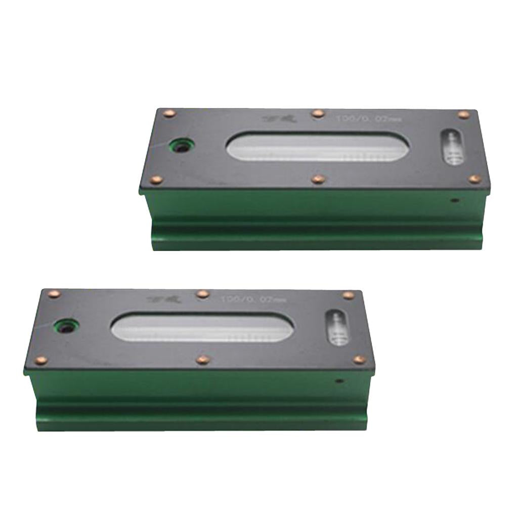 2xHigh Precision 0.02mm Bar Level Engineers 100mm