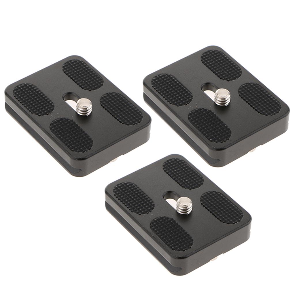 3Pack Quick Release Plate 50mm for Benro Arca Swiss Camera Tripod Ballhead