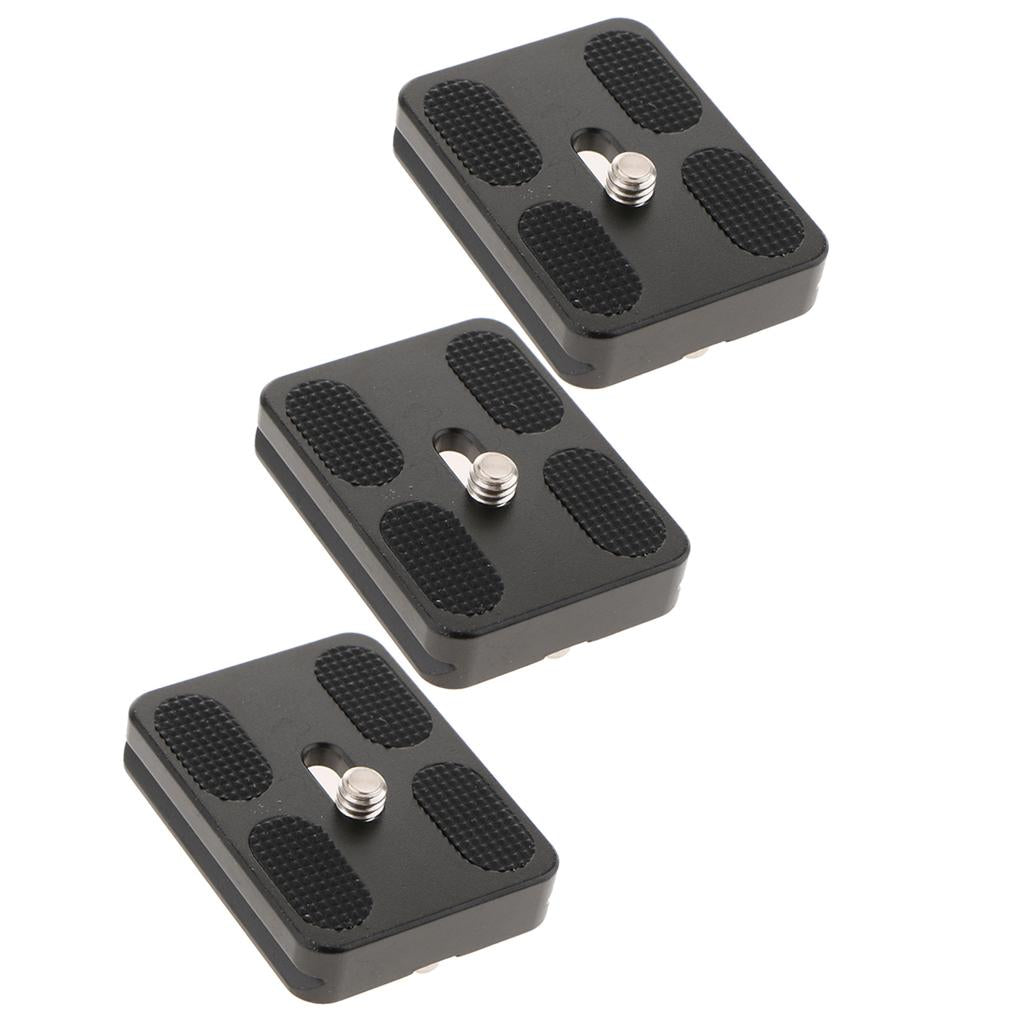 3Pack Quick Release Plate 50mm for Benro Arca Swiss Camera Tripod Ballhead