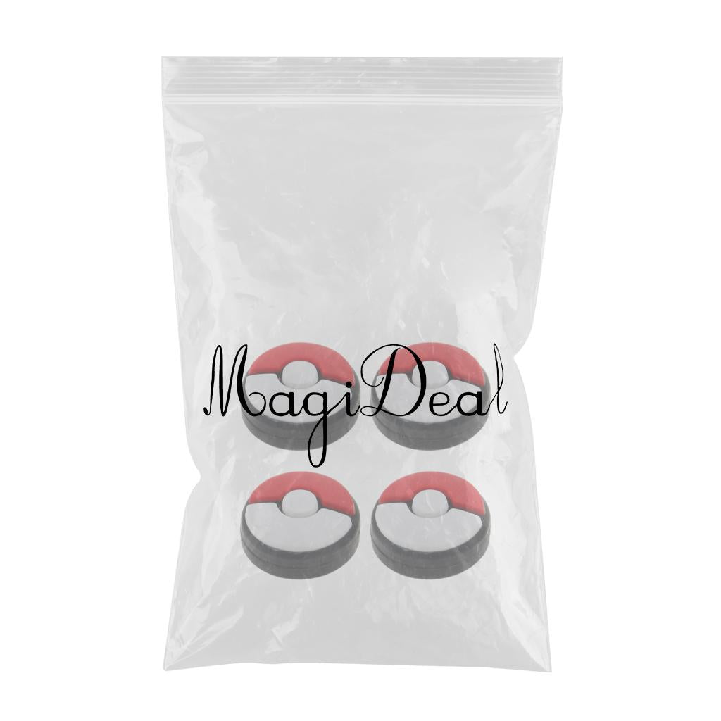4x Silicone Analog Joystick Rocker Cover for Nintendo Switch Pokeball Plus