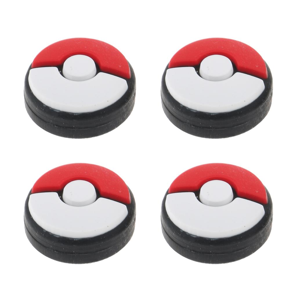 4x Silicone Analog Joystick Rocker Cover for Nintendo Switch Pokeball Plus