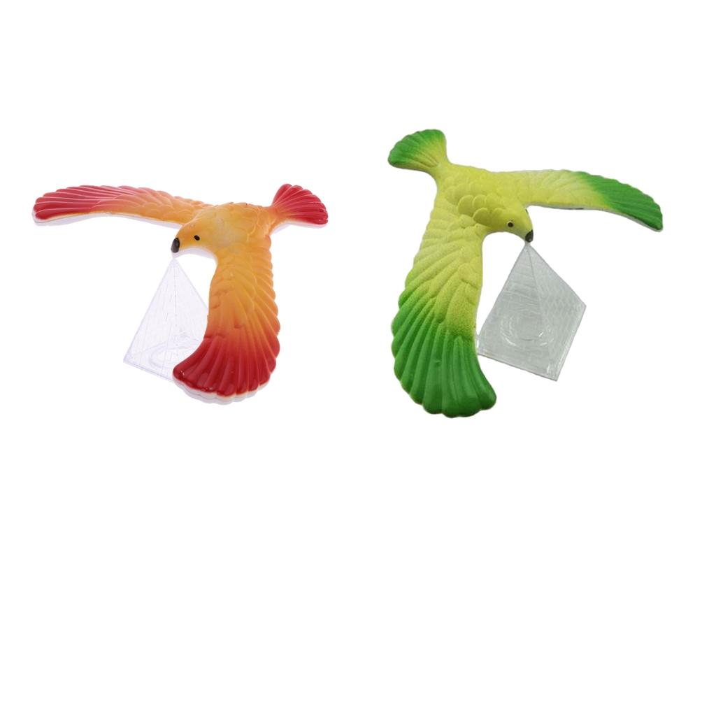 2pcs Mini Balance Eagle Model Exploring Barycenter Physics Educational Toy