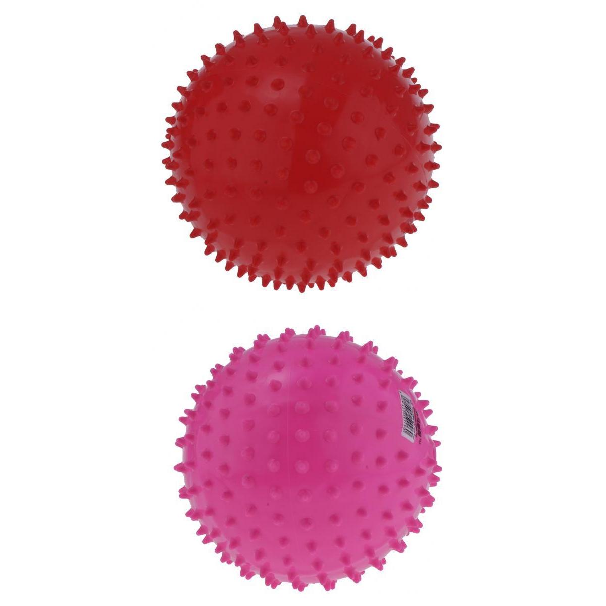 2 Pieces 9 Inch Kids Knobby Bouncy Ball Yoga Massage Spiky Sensory Ball 03