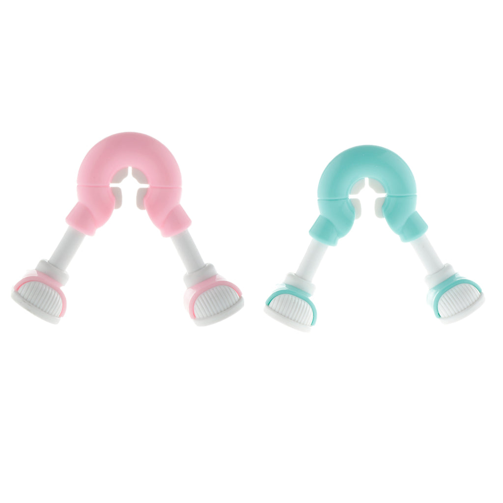 Cartoon Organizer White+Pink + Car Hanger Hook Headrest Holder White+Blue