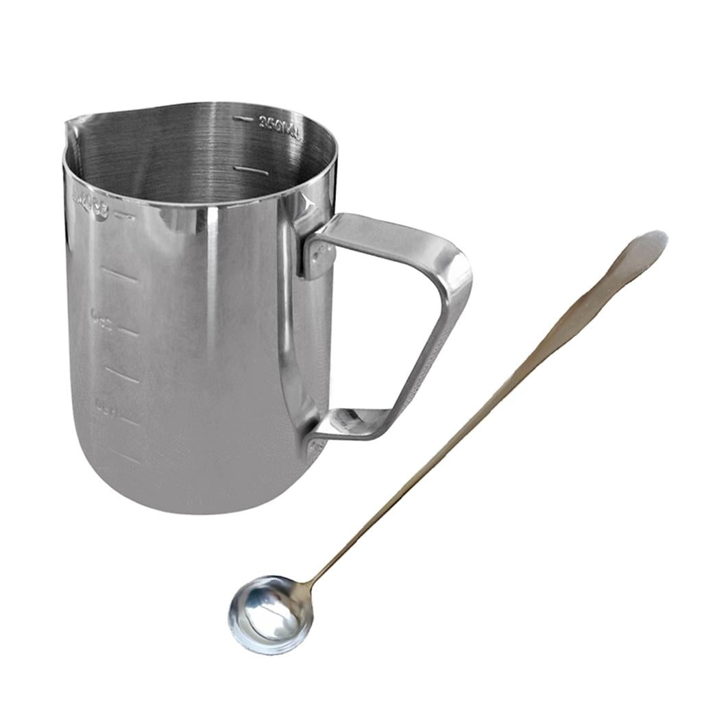 350ml Stainless Steel Candle Making Pitcher Pouring Pot Long Stirring Spoon