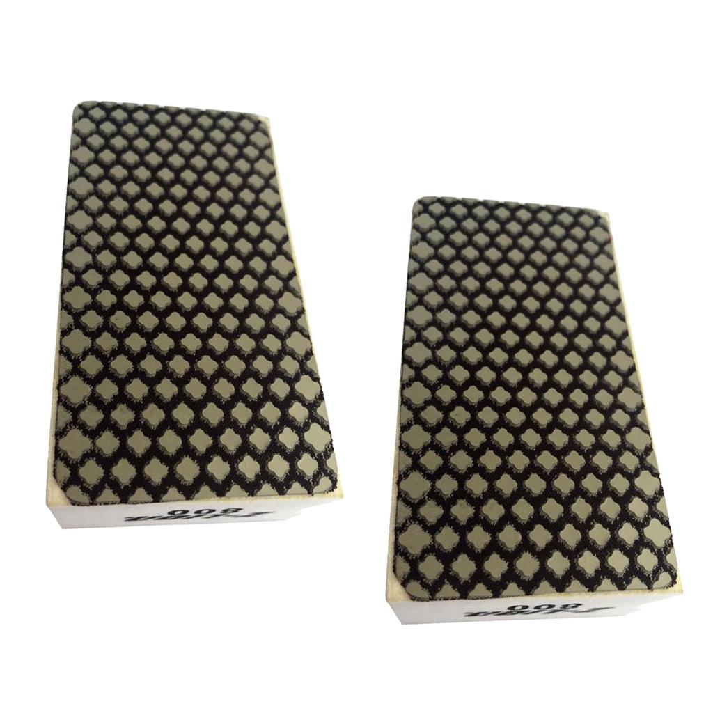 2pcs Diamond Hand Polishing Pad for Glass Granite Marble Stone 800 Grits