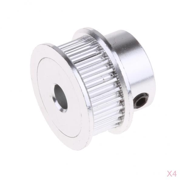 4pcs GT2 30 Teeth Timing Belt Pulley for 6mm Belt 3D Printer Parts 5mm Bore