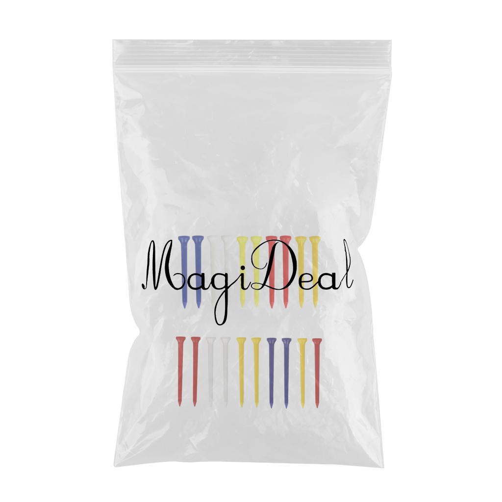 20Pcs Premium Plastic Golf Tees Crown Claw Tee Replacement Assorted