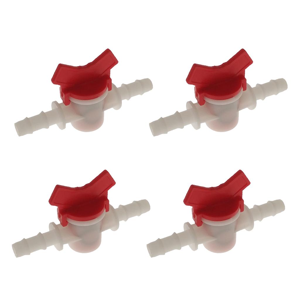 4PCS Flow Regulator Water Pump Straight Valve DIY Water Flow Switch 10mm