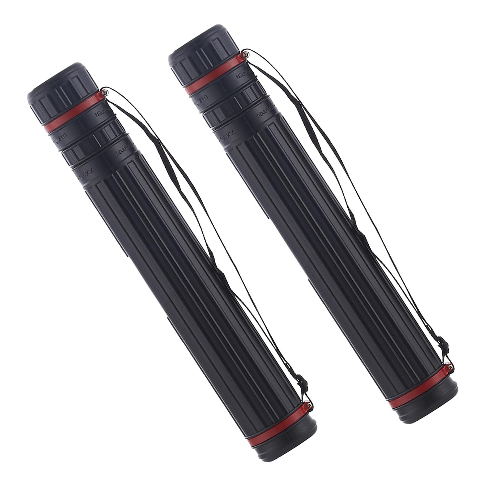 2pcs Telescoping Document Poster Storage Tube for Blueprint Paper