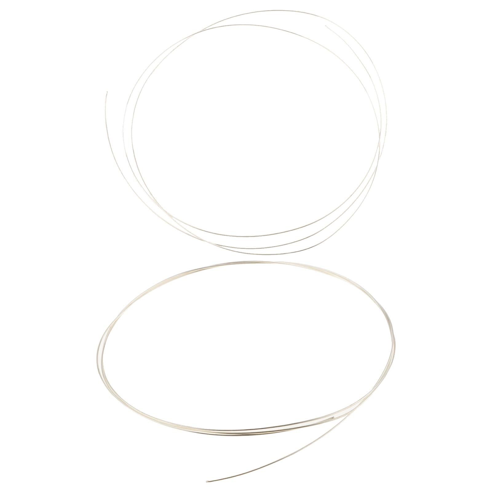 Argent Wire Round 0.8mm&1mm Thick 20&18 Gauge 3.28 Ft Jewelry Making Craft