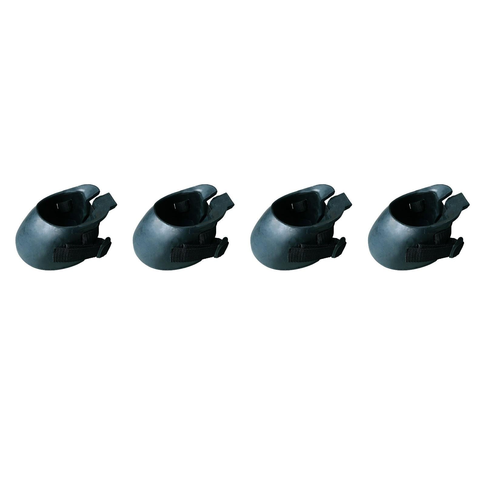 4x Horse Hoof Boots Outdoor Durable Horses Protection Training Riding Parts