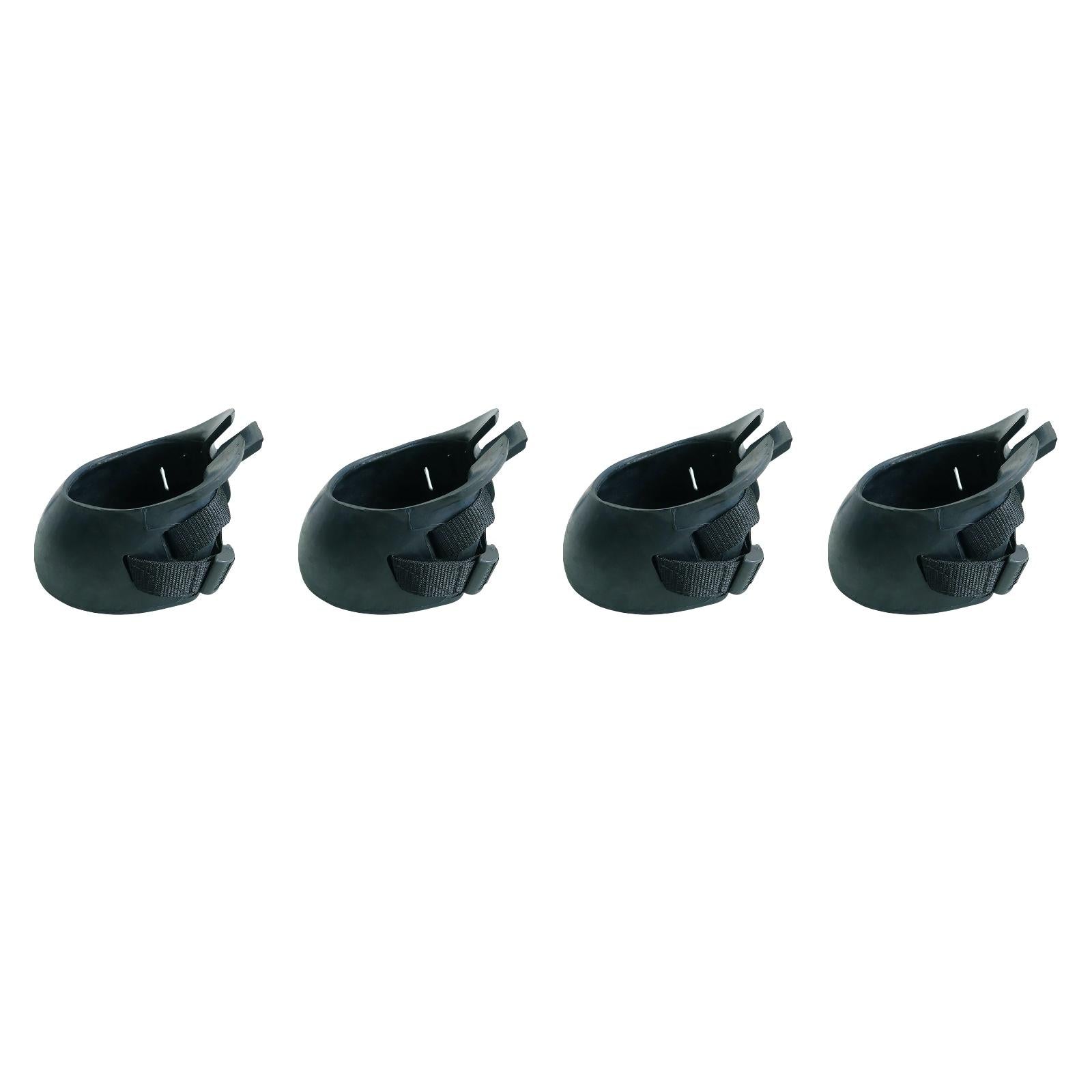 4x Horse Hoof Boots Outdoor Durable Horses Protection Training Riding Parts