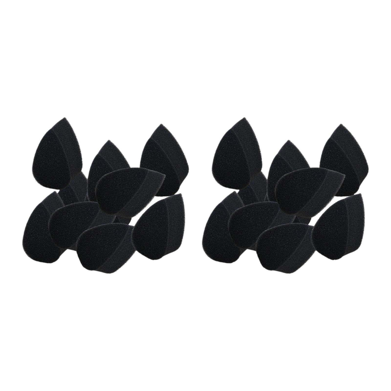 2x10x Body Painting Sponges for Kids High Density Black Face Painting Supplies Large Drop
