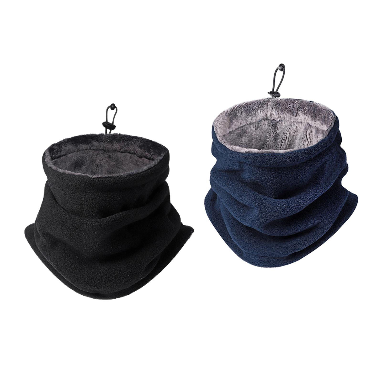 2pcs Thermal Face Covering Warmer Scarf Headwear Ear Cycling