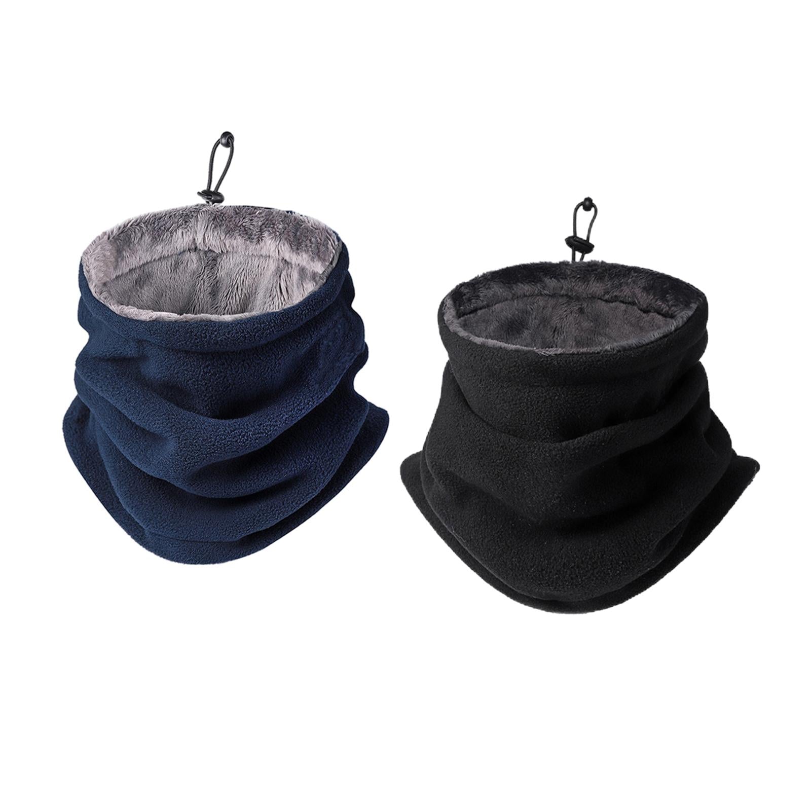 2pcs Thermal Face Covering Warmer Scarf Headwear Ear Cycling