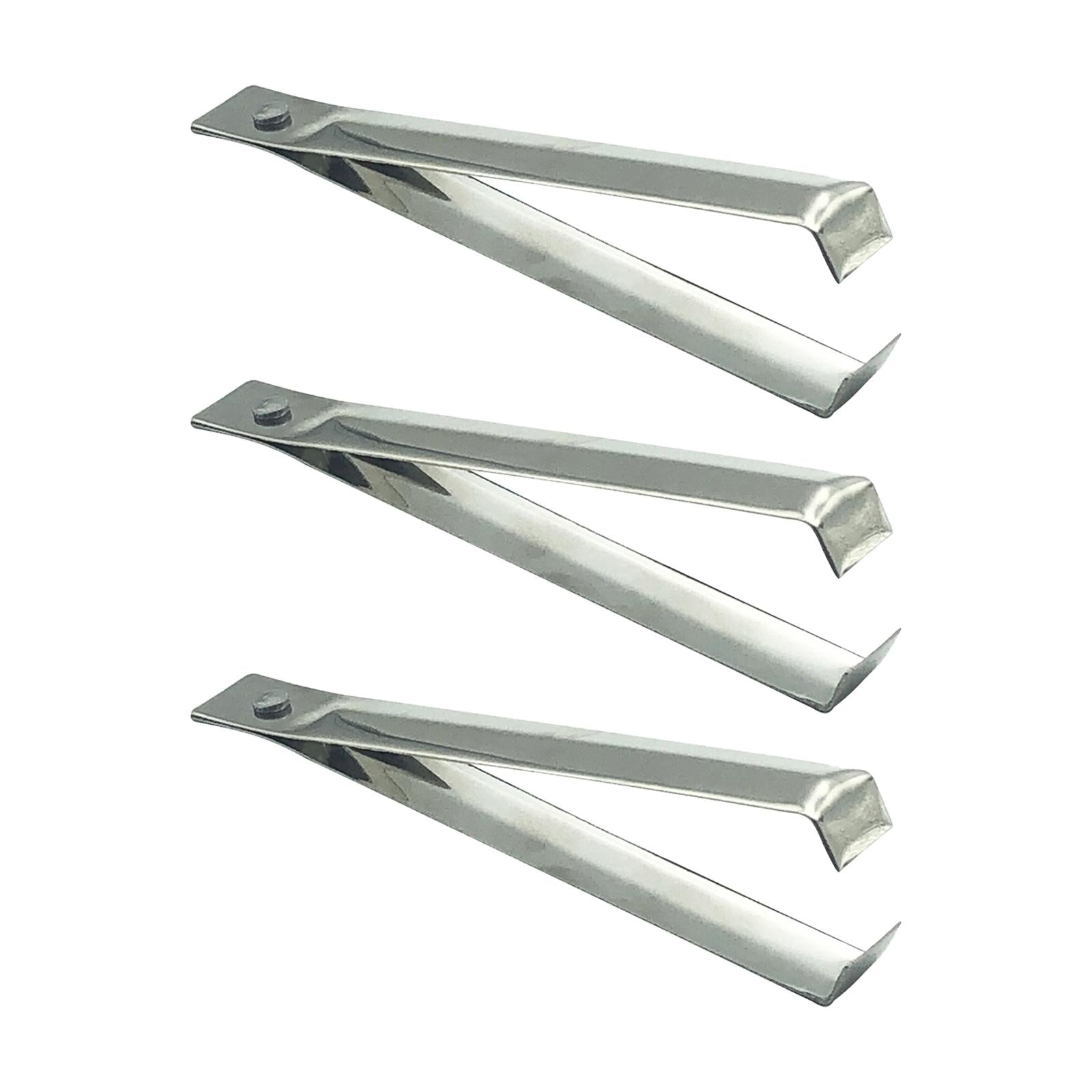 4Pcs Fishes Bone Tweezers Set Garlic Tweezer Steel Practical Gadgets