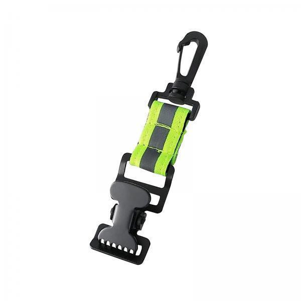 2xFirefighter Glove Strap for Welding Gloves 2 Clips Outdoor Tool Turnout Gear Green