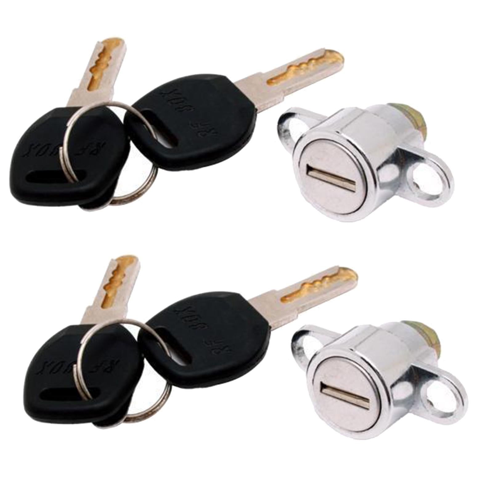 2 Set Roof Boxes Car Rack Locks Keys Kits Replacement Locks Cylinders
