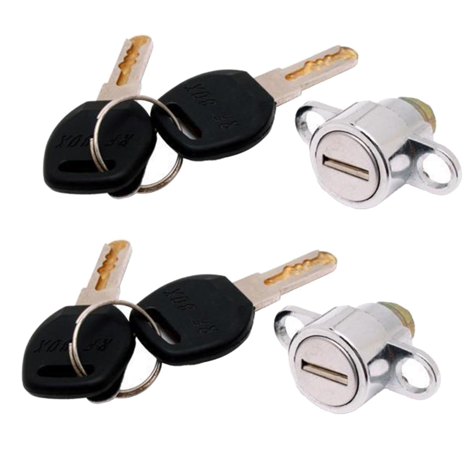 2 Set Roof Boxes Car Rack Locks Keys Kits Replacement Locks Cylinders