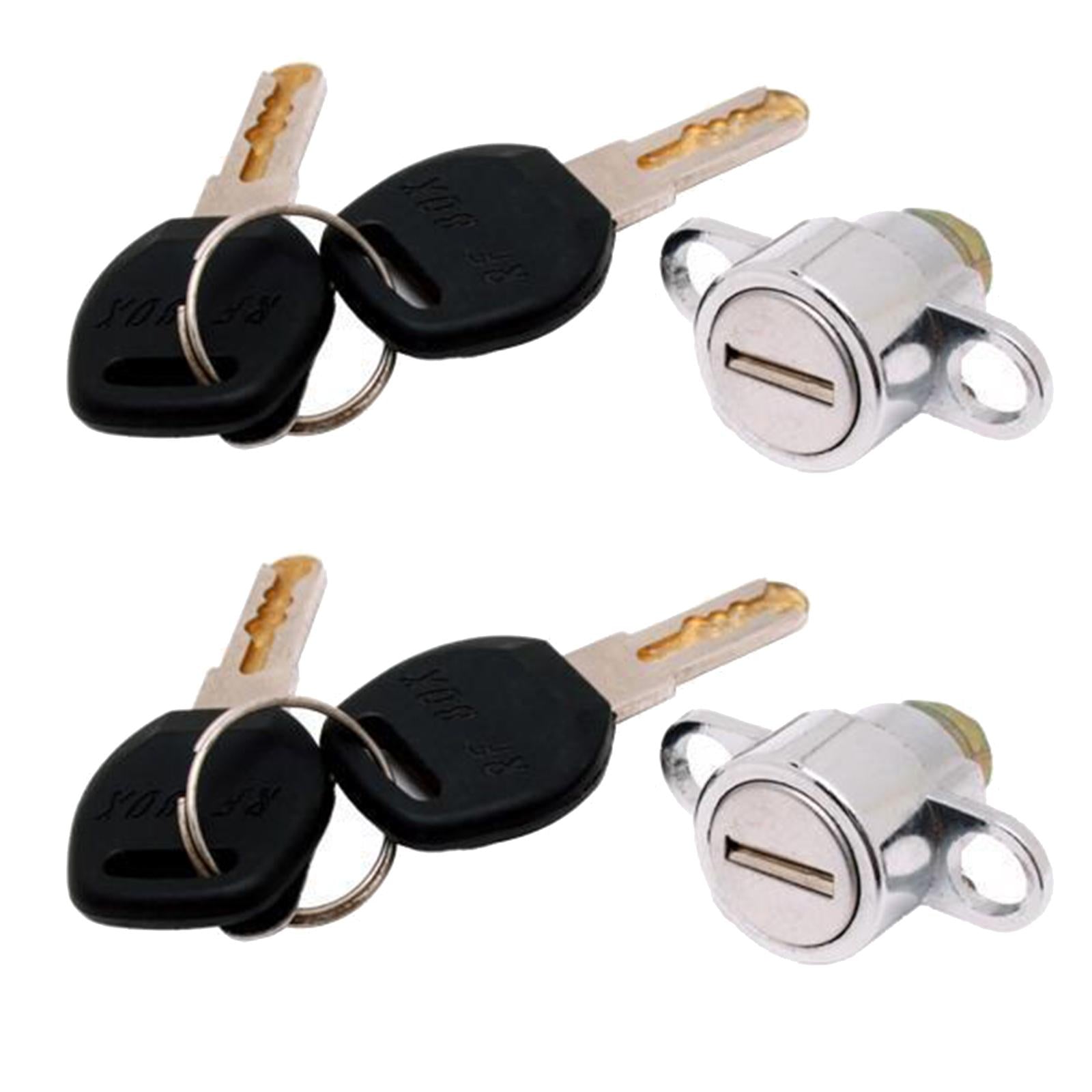 2 Set Roof Boxes Car Rack Locks Keys Kits Replacement Locks Cylinders