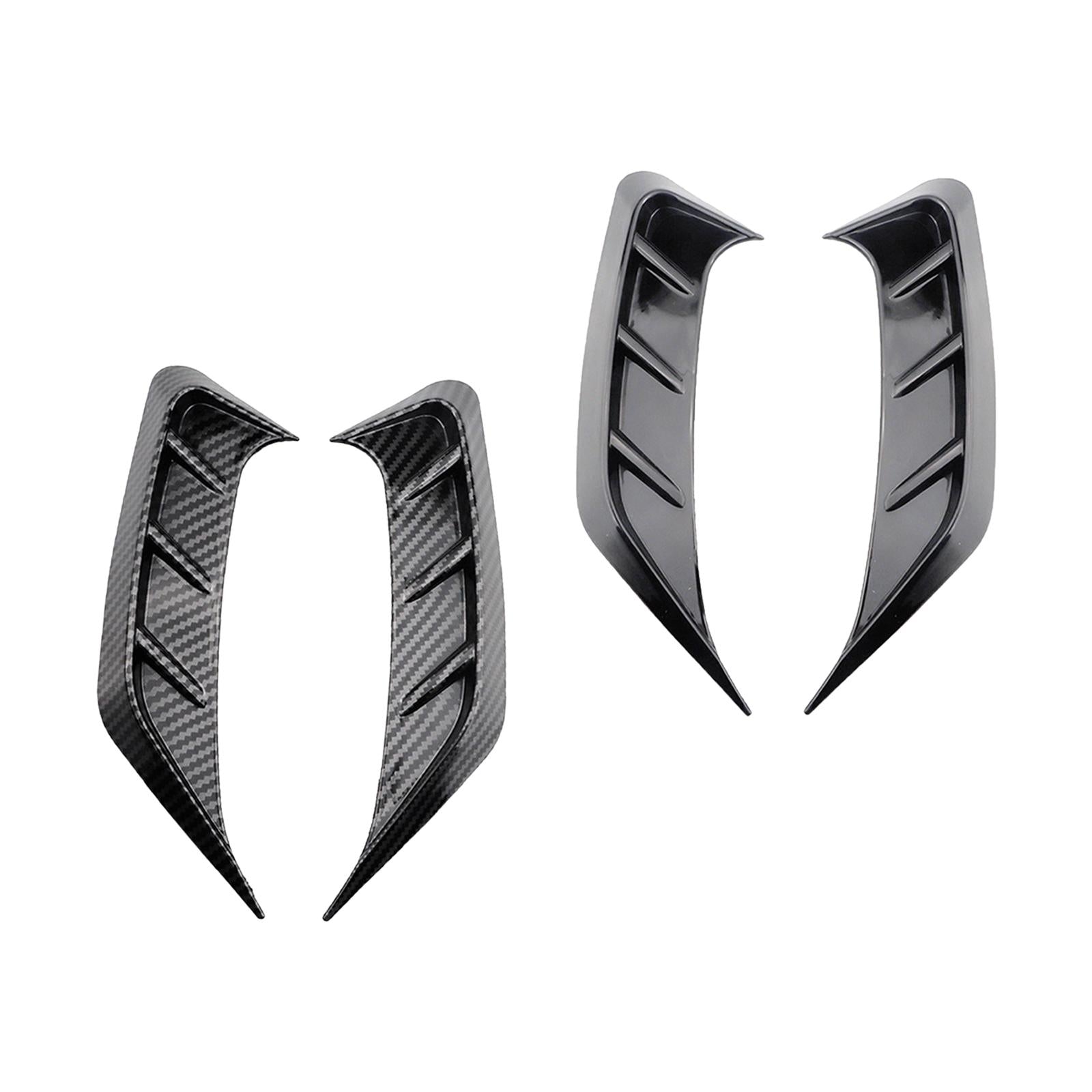 2 set 2Pcs Car Headlight Eyebrow Decor Headlamps Eyebrow Trims Cover for Car