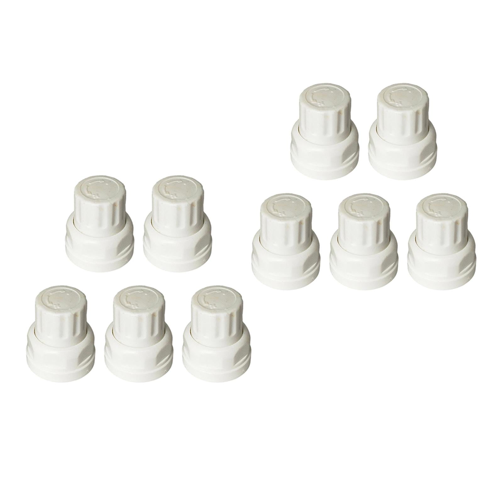 10 Pieces equipment clique Caps Replacement Spare Parts for Adults