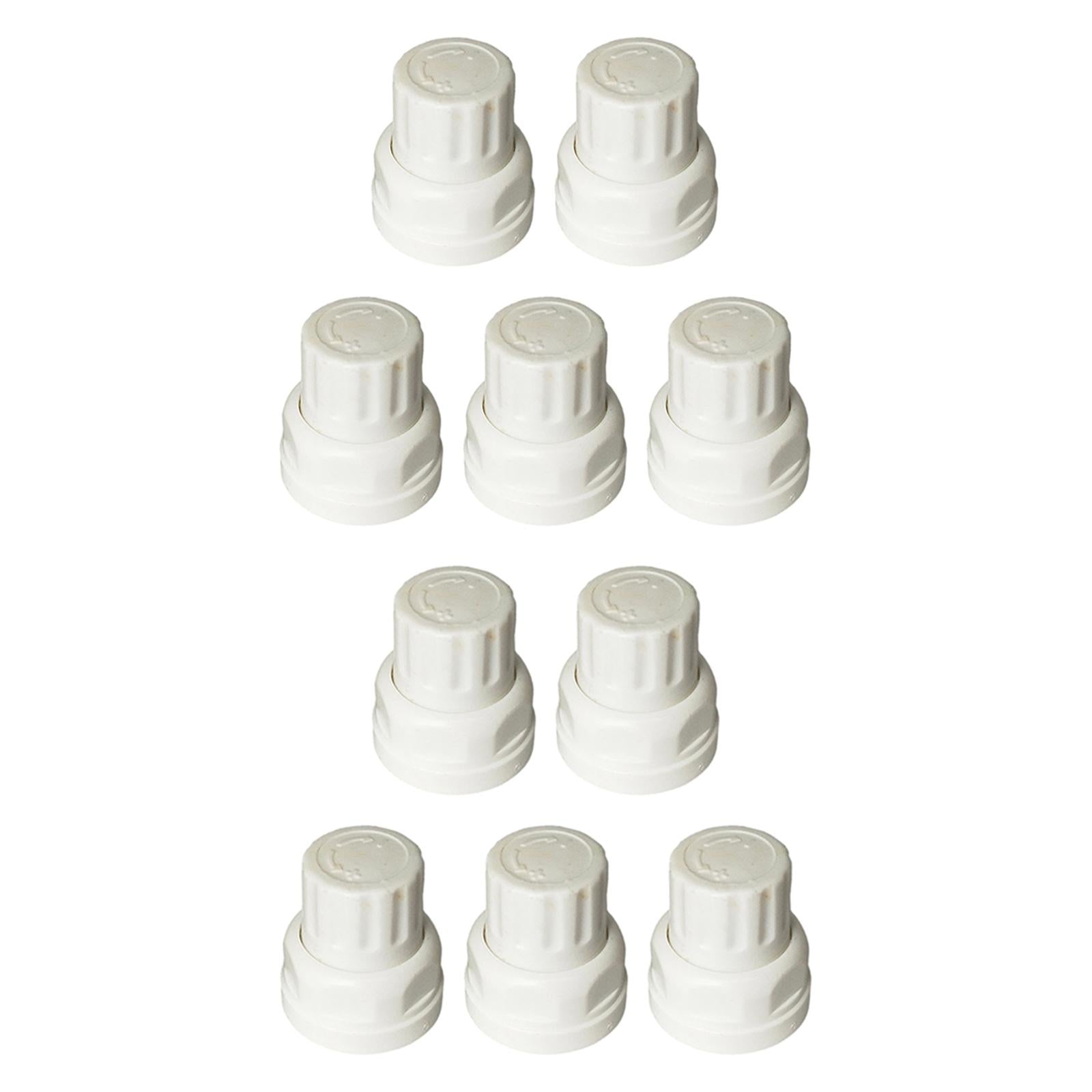 10 Pieces equipment clique Caps Replacement Spare Parts for Adults