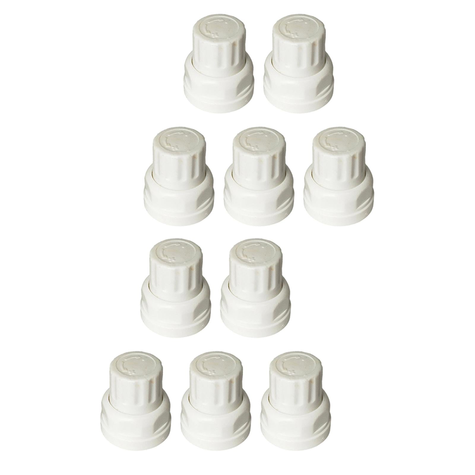 10 Pieces equipment clique Caps Replacement Spare Parts for Adults