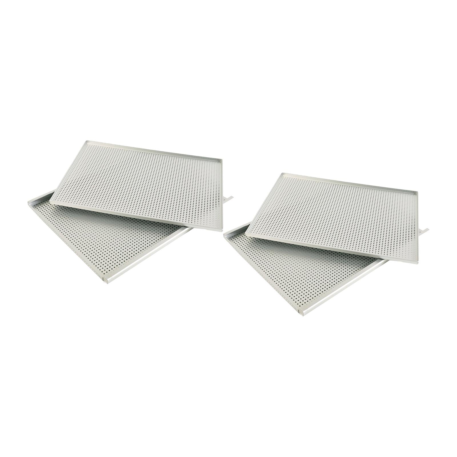 2xPuff Pastry Baking Tray Cake Pan Nonstick Easy Clean Millefeuille Baking Pan Thickness 2mm
