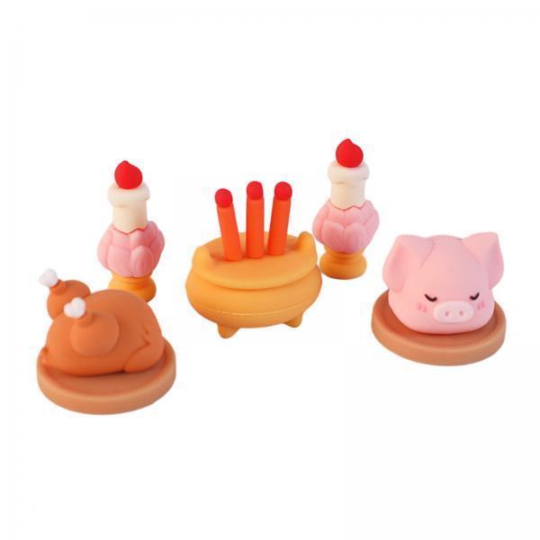 2xBlessings Figurine Desk Statue for Car Dashboard Decor Apartment Living Room Style C