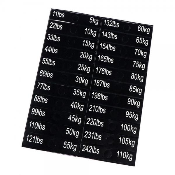 2xWeight Sticker Device Weight Block Label Sticker Weight Stack Labels Sticker