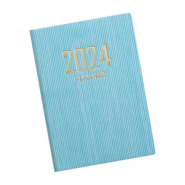 2xSchedule Notebook Monthly Planner Appointment Calendar Diary Journal Durable Blue