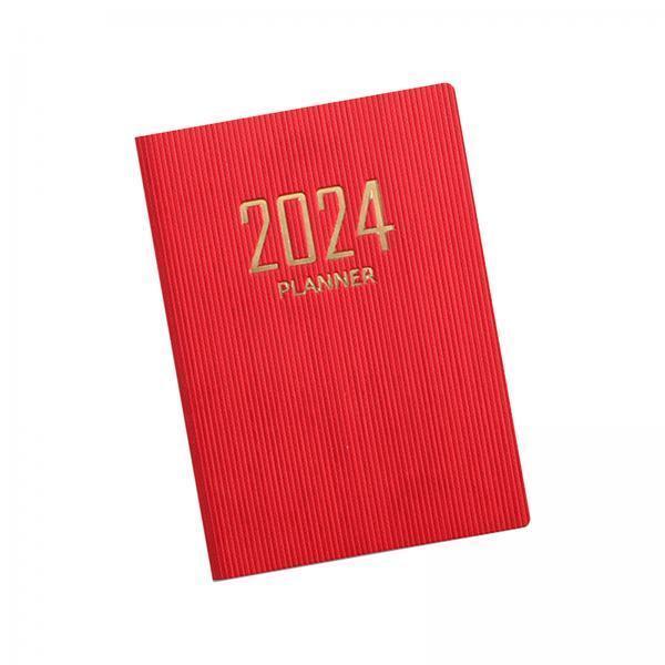 3xSchedule Notebook Monthly Planner Appointment Calendar Diary Journal Durable Red