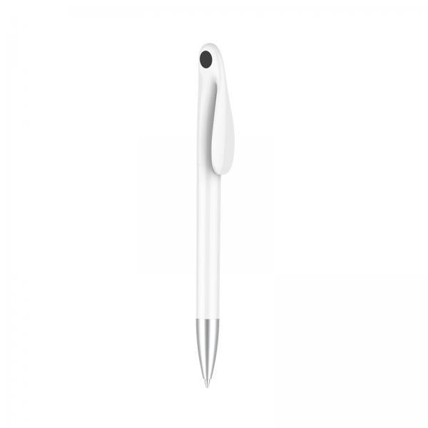 2xPlastic Ballpoint Pen 1.0mm Fineliner Continuous Ink Fashion for Draw Office Black Dot