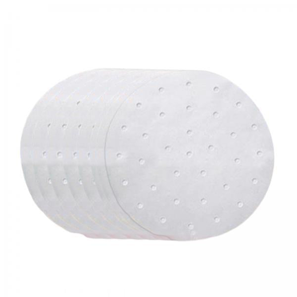 2xAir Fryer Lining Paper 100 Pack Perforated Parchment Steam Paper Round 20cm