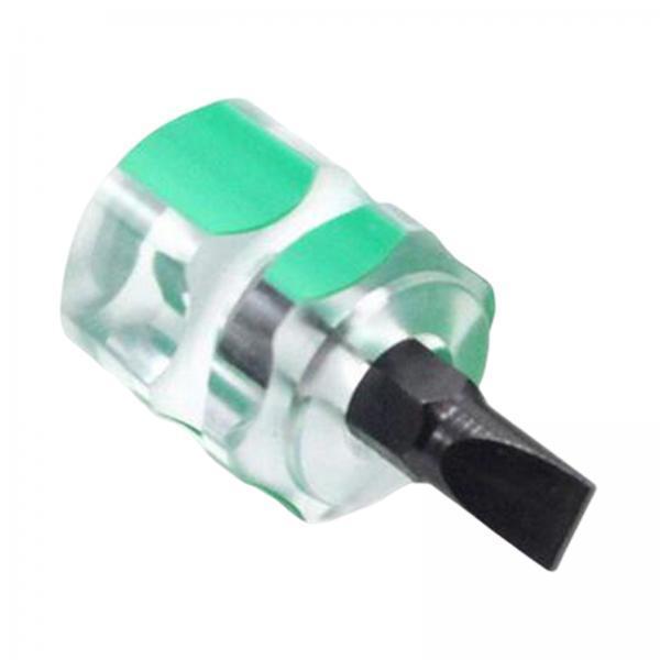 4xPortable Screwdriver Kit Repair Tools Transparent Handle Precision Repair Green