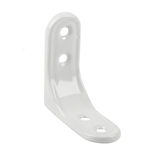4xHeavy Duty Shelf Bracket Wall Hanging Shelve L Shaped Brackets White 2Inch