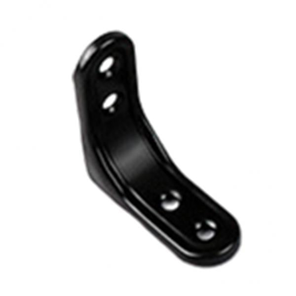 3xHeavy Duty Shelf Bracket Wall Hanging Shelve L Shaped Brackets Black 2Inch