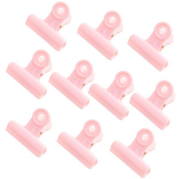 4xMetal Clips Pink