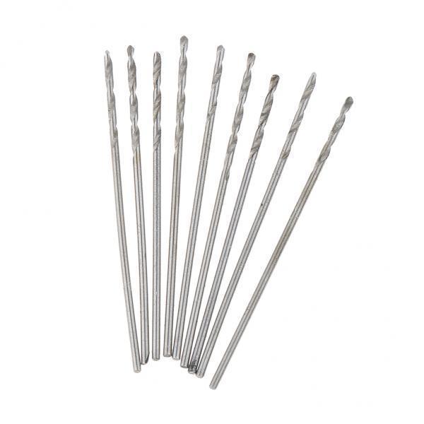 4x10Pieces High-Speed Steel Drill Straight Shank Twist Metal Drill Bit 0.8mm