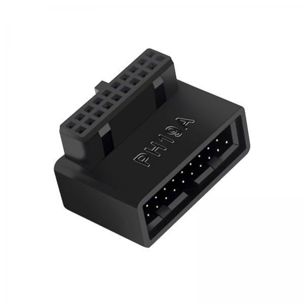 2xUSB 3.0 19 20 Pin Male to Female Extension for Desktop Computer Notebook B