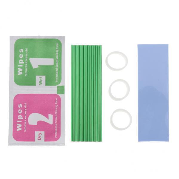 2xM.2 2280 NVME SSD Solid State Drive Heat Sink Thermal Pad Cooling Set Green