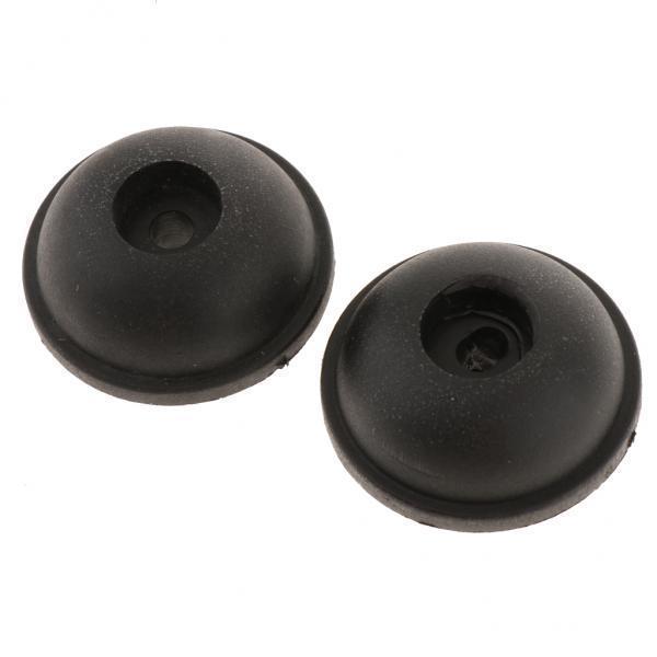 4x2 Pieces Travel Luggage Stud Foot Replacement Bottom Stud Footstand Black