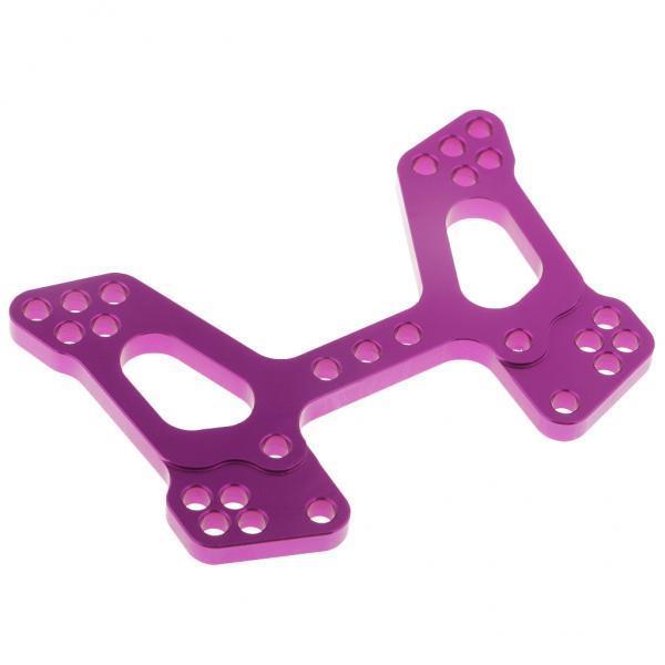 4xAluminum Front Shock Tower Upgrade Parts for HSP 94106 94107 1/10 RC Cars Purple