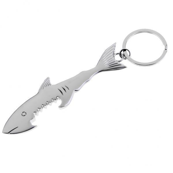 3xShark Shaped Bottle Opener Keychain Beer Bottle Opener Unique Creative Gift