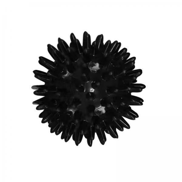4xSpike Massage Balls Multifunctional Manual Exercise Ball for Feet Back Hands Black